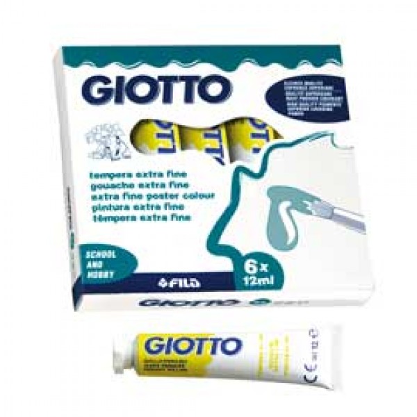 TEMPERA GIOTTO TUBO 4 (12ML) GIALLO PRIMARIO 02