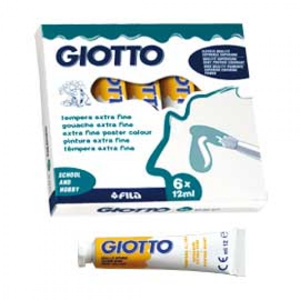 TEMPERA GIOTTO TUBO 4 (12ML) GIALLO SCURO 04