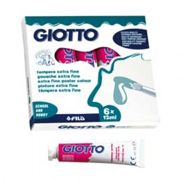 TEMPERA GIOTTO TUBO 4 (12ML) ROSSO MAGENTA 10