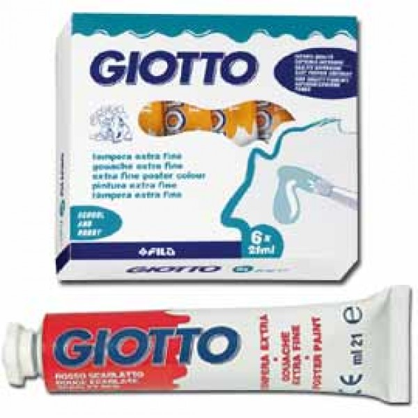 TEMPERA GIOTTO TUBO 7 (21ML) VERDE 12