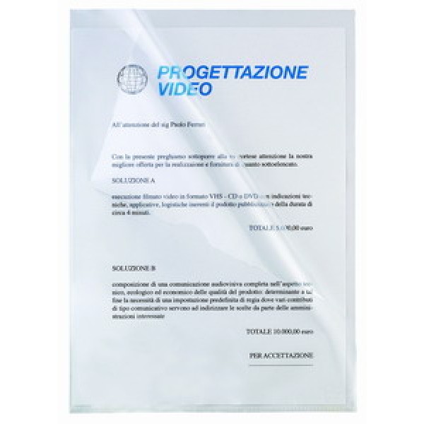 50 CARTELLINE A L 21X29,7 PRATIC 78UNI PPL 01/0204 B.A FAVORIT