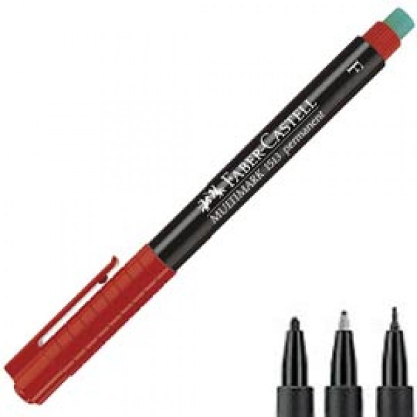 PENNARELLO MULTIMARK NERO 0,4 SUPERFINE FABER-CASTELL