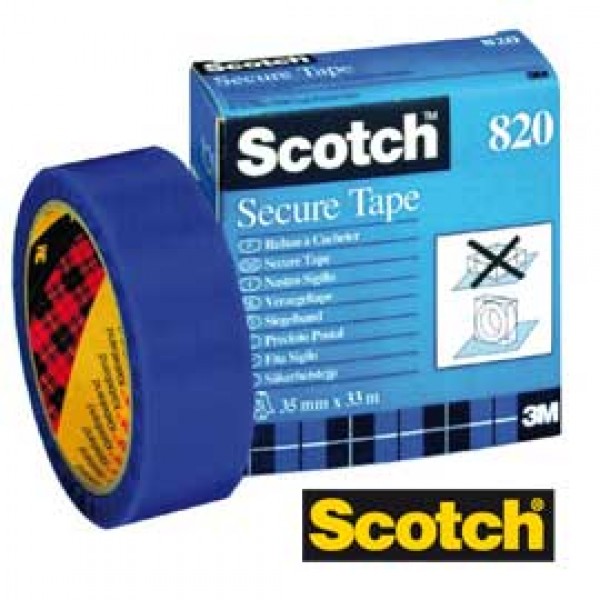 NASTRO ANTIEFFRAZIONE BLU SCOTCH 820-3533-S 35MMX33MT 3M