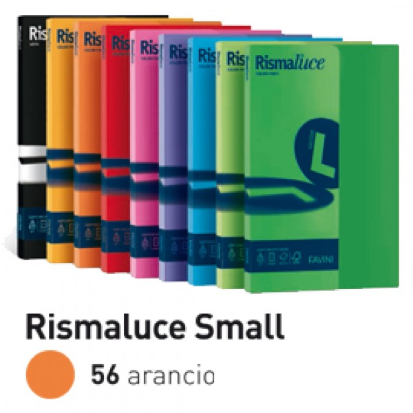 Carta RISMALUCE SMALL A4 90gr 100fg arancio 56 FAVINI