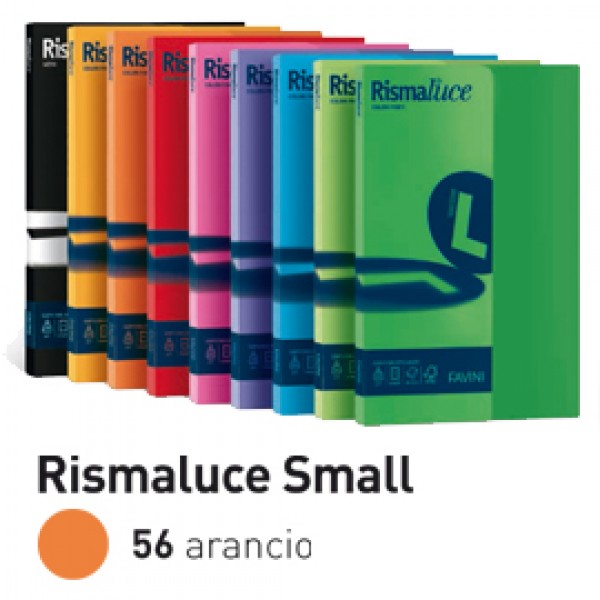 Carta RISMALUCE SMALL A4 200gr 50fg arancio 56 FAVINI