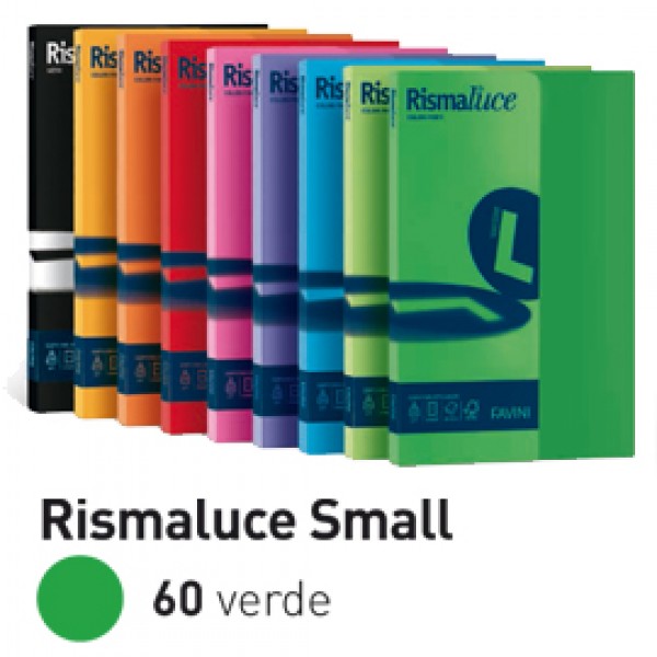 Carta RISMALUCE SMALL A4 200gr 50fg verde 60 FAVINI
