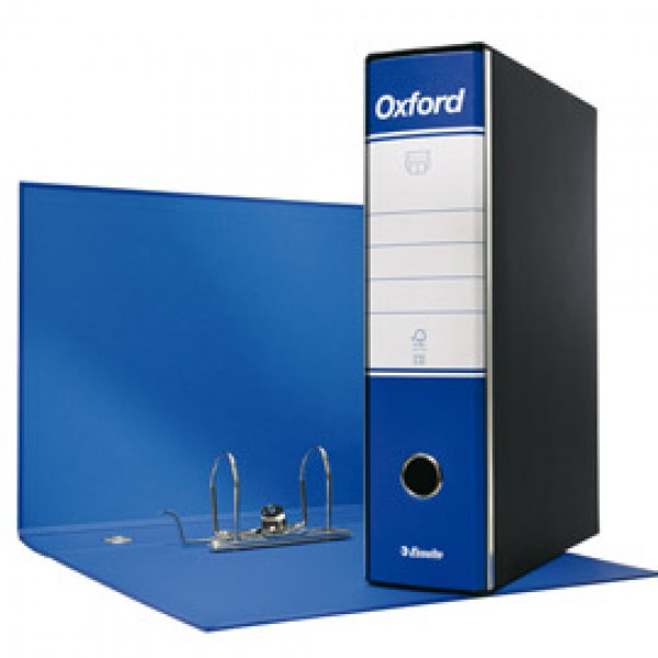 Registratore OXFORD G85 blu dorso 8cm f.to protocollo ESSELTE