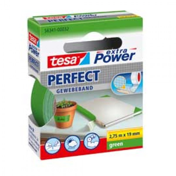 NASTRO ADESIVO TELATO 19MMX2,7MT VERDE 56341 XP PERFECT