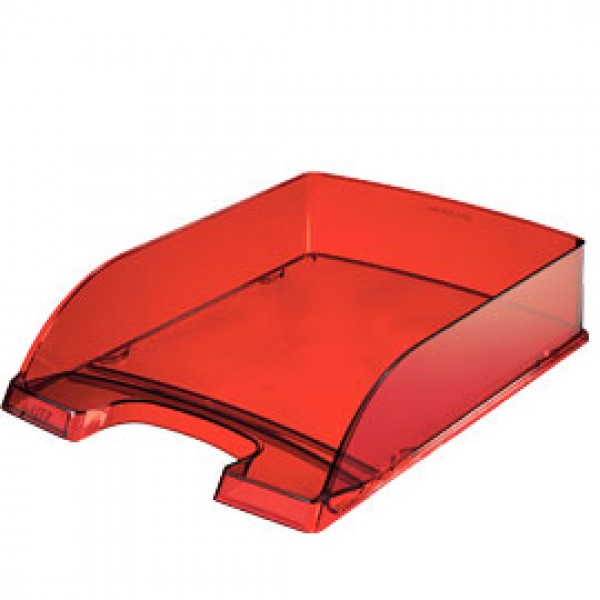 Vaschetta portacorrispondenza STANDARD PLUS rosso trasp. LEITZ