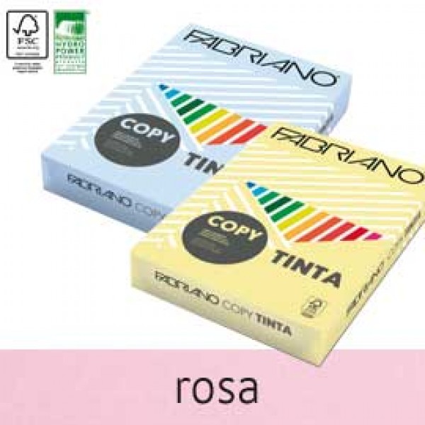 CARTA COPY TINTA A4 80GR 500FG COL.TENUE ROSA