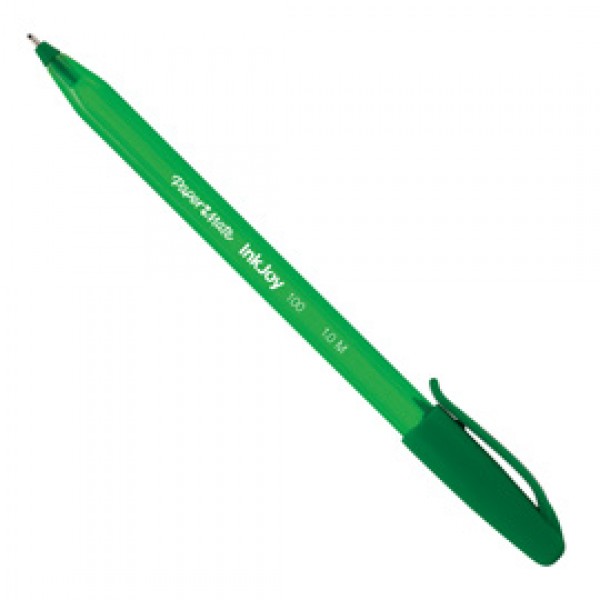 Penna sfera INKJOY 100 Stick 1,0mm verde PAPERMATE