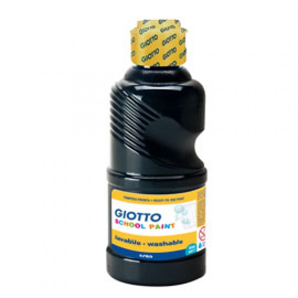 TEMPERA PRONTA 250ML lavabile GIOTTO NERO