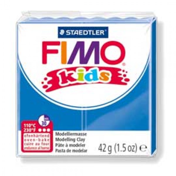 PASTA POLIMERICA FIMO KIDS 42gr BLU 3