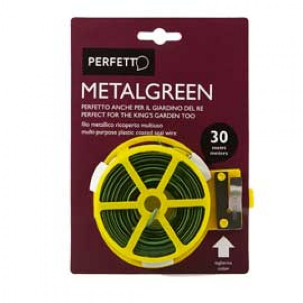 FILO IN METALLO RICOPERTO MULTIUSO METALGREEN 30mt PERFETTO