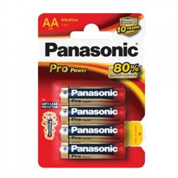 BLISTER 4 stilo LR6 Pro Power AA PANASONIC