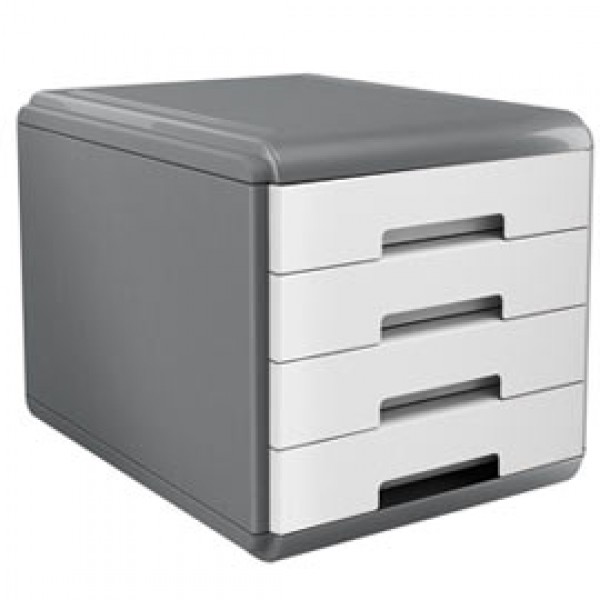 Cassettiera 4 cassetti 45mm MyDesk bianco ARDA