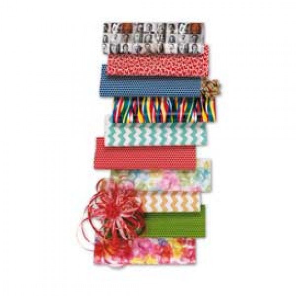 SCATOLA 100FG CARTA REGALO HAPPY MIX 100X70CM 70GR ASSORT.