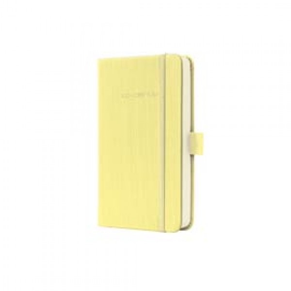 TACCUINO 95x150x20mm a QUADR.194PAGSmooth Yellow hardcover CONCEPTUM Sigel