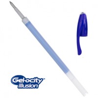 Scatola 12 refill sfera gel cancellabile GELOCITY ILLUSION 0,7mm blu BIC