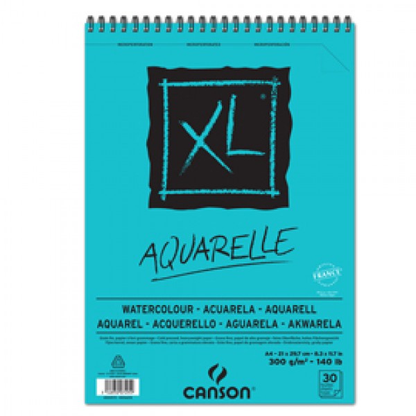 Album XL Aquarelle f.to A4 300gr 30fg Canson
