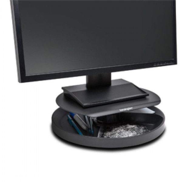 Supporto monitor Spin2 con portacessori - nero - monitor max 18kg- Kensington