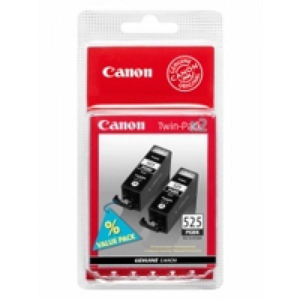 SCATOLA 2 CARTUCCIA TWIN PACK NERA PGI-525BK