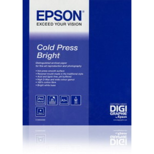 EPSON COLD PRESS BRIGHT PAPER, IN ROTOLI DA 43, 18CM X 15, 2M