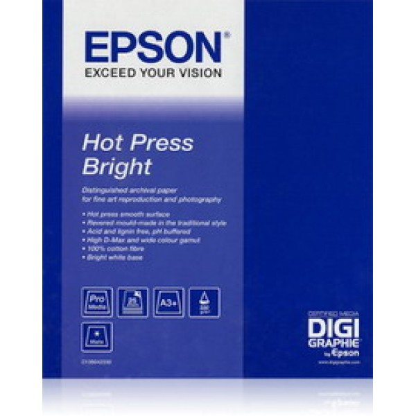 EPSON HOT PRESS BRIGHT PAPER, IN ROTOLI DA 43, 18CM X 15, 2M