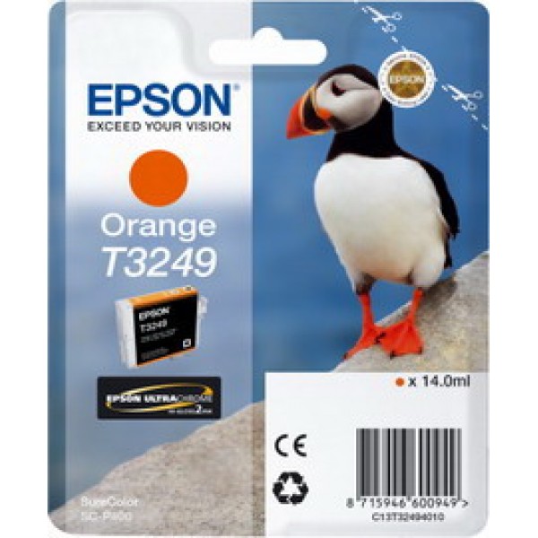 CARTUCCIA ORANGE T3249 PER SURECOLOR P-400