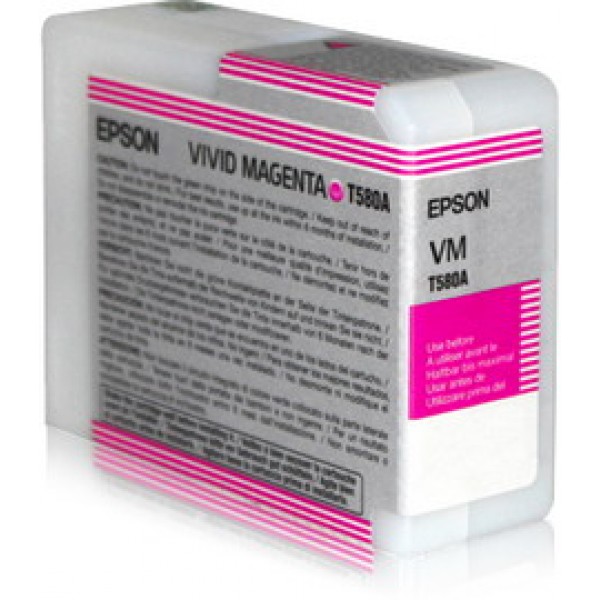 TANICA INCHIOSTRO A PIGMENTI EPSON ULTRACHROME K3 VIVID-MAGENTA (80ML).