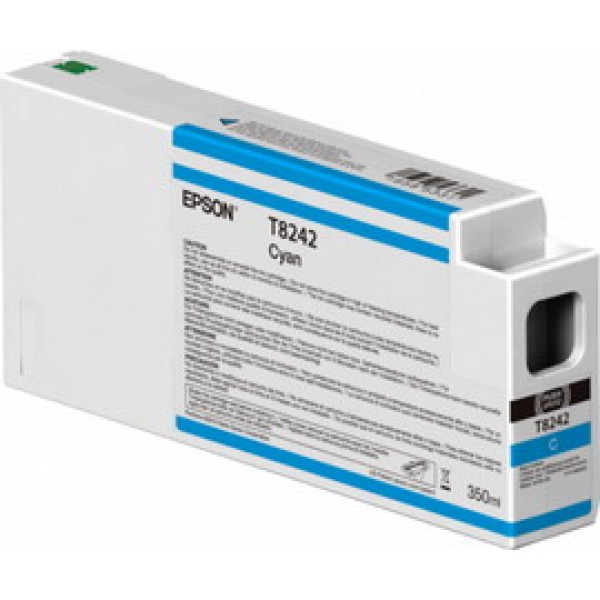 TANICA INCHIOSTRO CIANO 350 ML PER PLOTTER EPSON SURECOLOR SERIES SC-P6000/