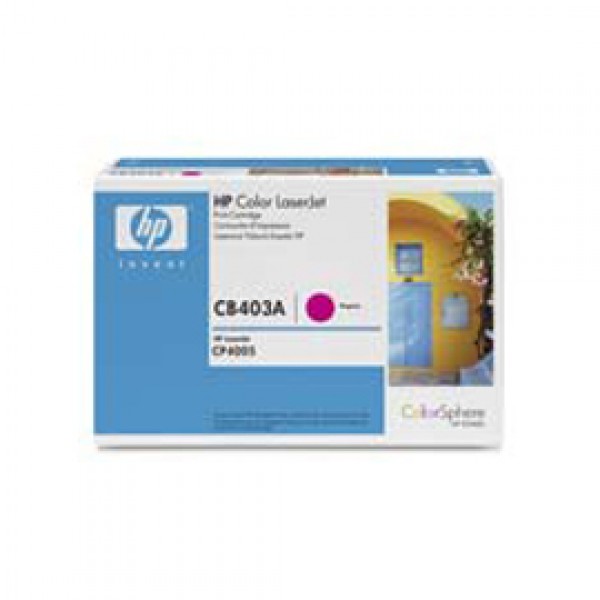 CARTUCCIA DI STAMPA MAGENTA HP COLOR LASERJET CB403A PER CLJ CP4005