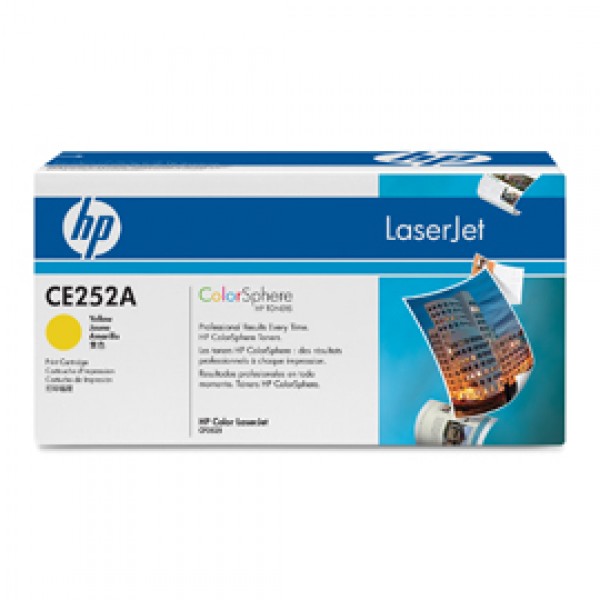 TONER GIALLO COLOR LASERJET CE252A YELLOW PRINT CARTRIDGE WITH COLORSPHERE