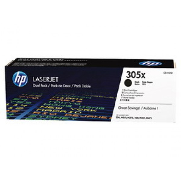 SCATOLA DI 2 CARTUCCE DI STAMPA HP LASERJET HP NR.305X