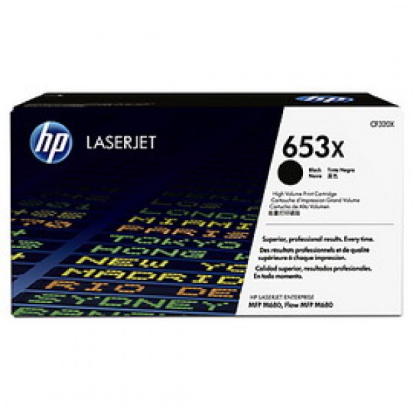 HP 653X TONER CARTRIDGE NERO LASER JET ALTA CAPACITA