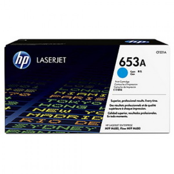 HP 653A TONER CARTRIDGE CIANO LASER JET