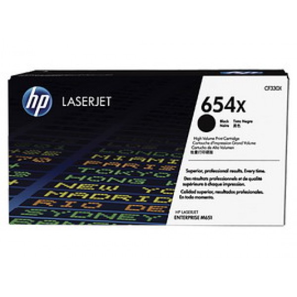 HP 654X TONER CARTRIDGE NERO LASER JET ALTA CAPACITA