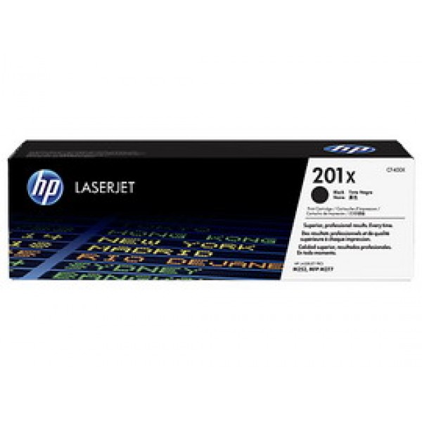 HP 201X TONER CARTRIDGE NERO LASER JET SERIE M252/M277 ALTA CAPACITA