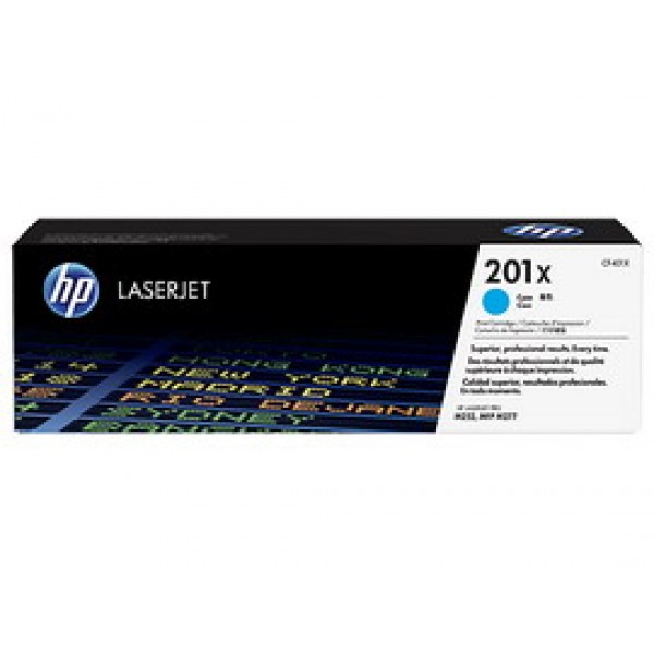 HP 201X TONER CARTRIDGE CIANO LASER JET SERIE M252/M277 ALTA CAPACITA