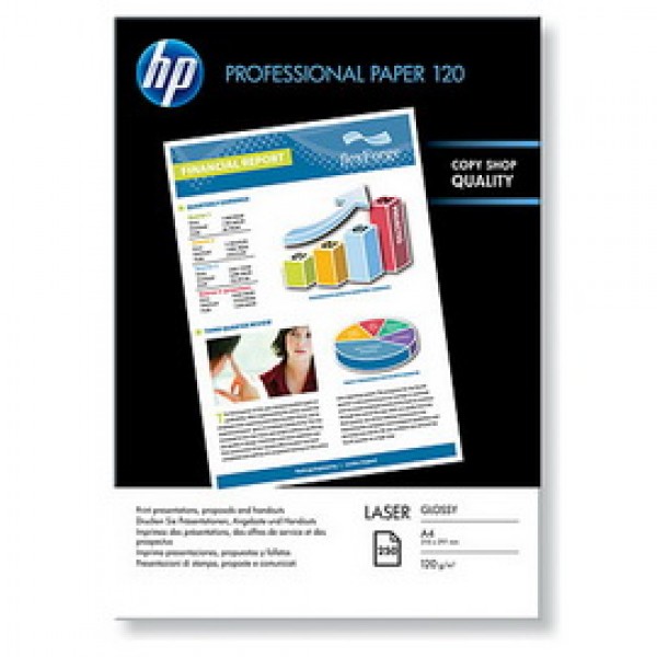 RISMA 250 FG HP PROFESSIONALE GLOSSY PAPER 120g/ m2 A4 LASER