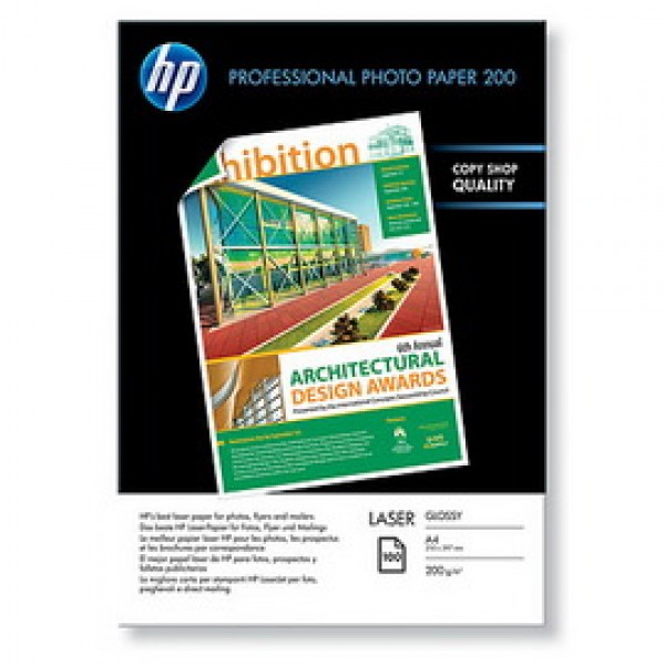 RISMA 100 FG HP PROFESSIONALE GLOSSY PHOTO PAPER 200g/ m2 A4 LASER