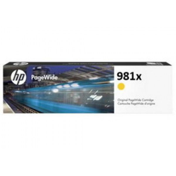 HP 981X INK CARTRIDGE PAGEWIDE GIALLO 10.000PAG