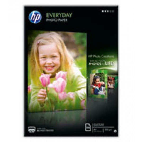 RISMA 100 FG CARTA FOTOGRAFICA HP EVERYDAY PHOTO PAPER LUCIDA A4 200G