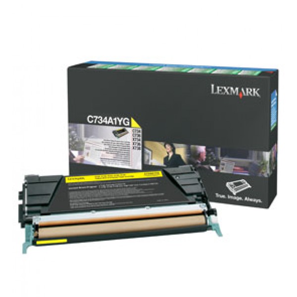 TONER GIALLO C734, C736, X734, X736, X738, RETURN PROGRAM