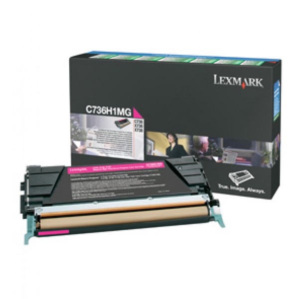 TONER MAGENTA C736, X736, X738, ALTA CAPACITA' RETURN PROGRAM