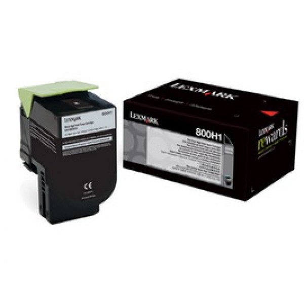 TONER NERO 800H1 ALTA CAPACITA' CX410DE/ CX410DTE e CX410E