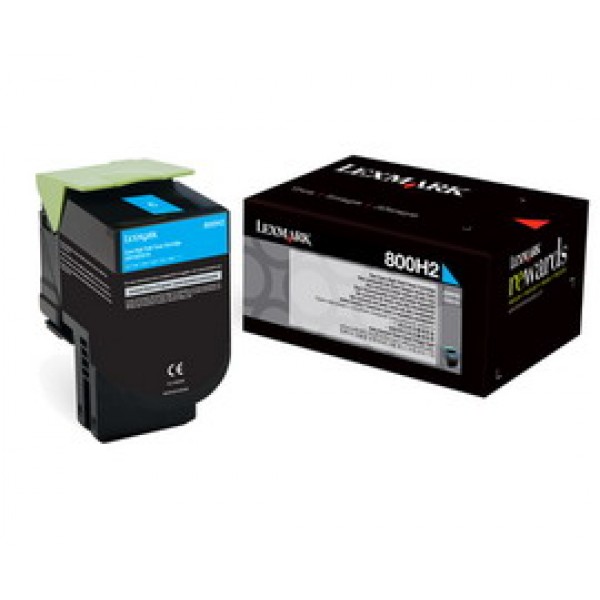 TONER CIANO 800H2 ALTA CAPACITA' CX410DE/ CX410DTE e CX410E