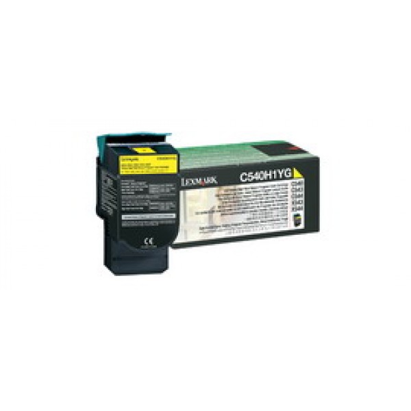 TONER RETURN PROGRAM GIALLO C540 C543 C544 X543 ALTA CAPACITA'