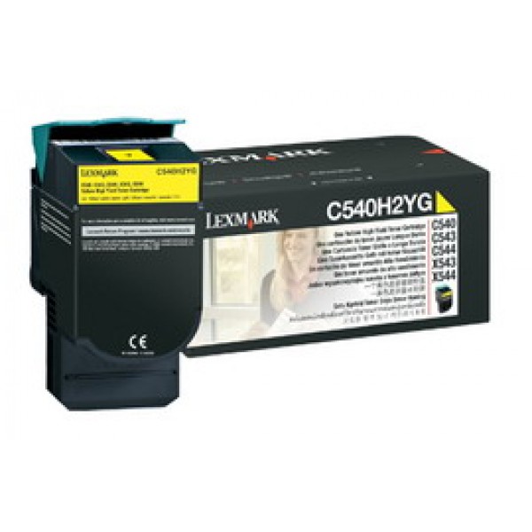 TONER GIALLO NON RETURN PROGRAM C54X X54X ALTA CAPACITA'