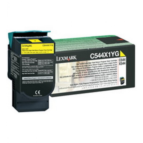 TONER RETURN PROGRAM GIALLO C544 X544 ALTISSIMA CAPACITA'